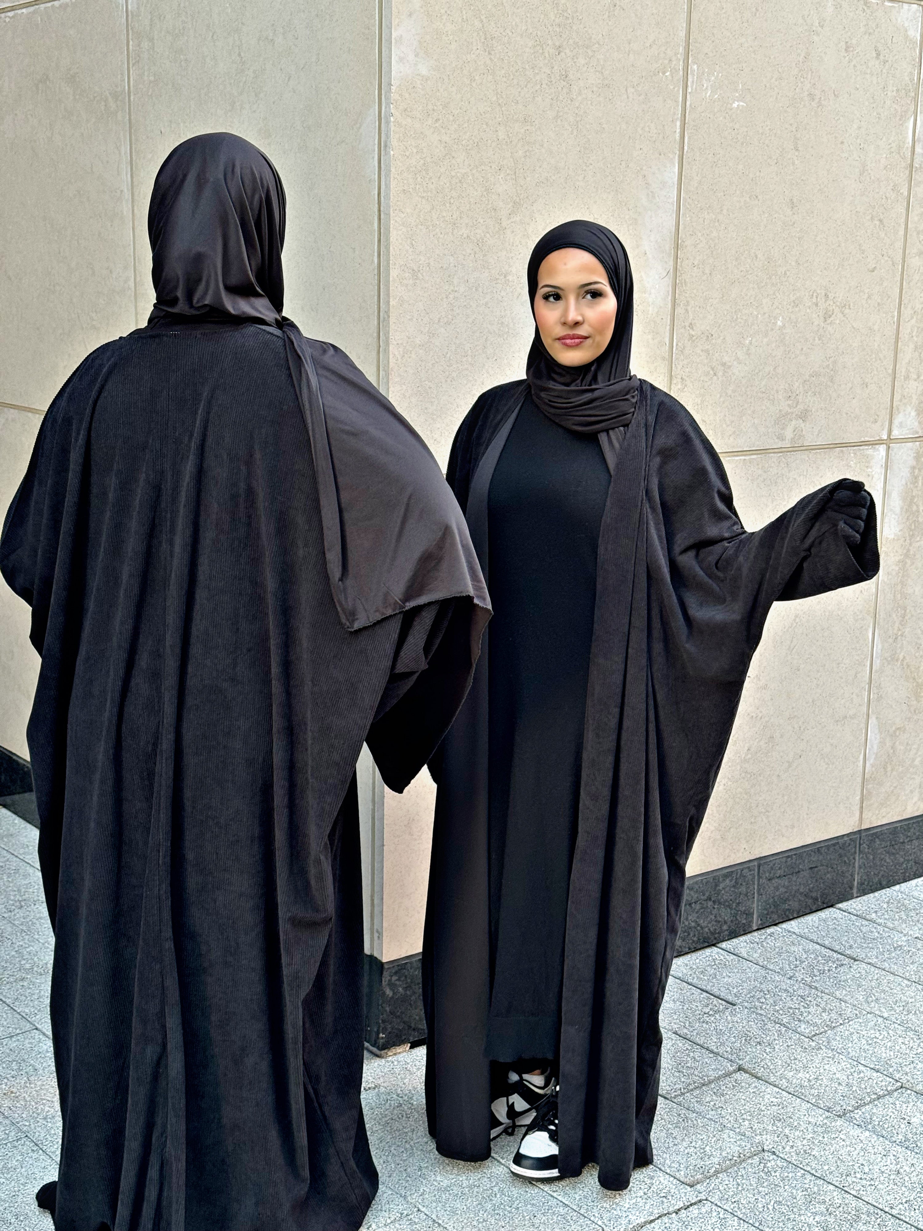 Corduroy abaya
