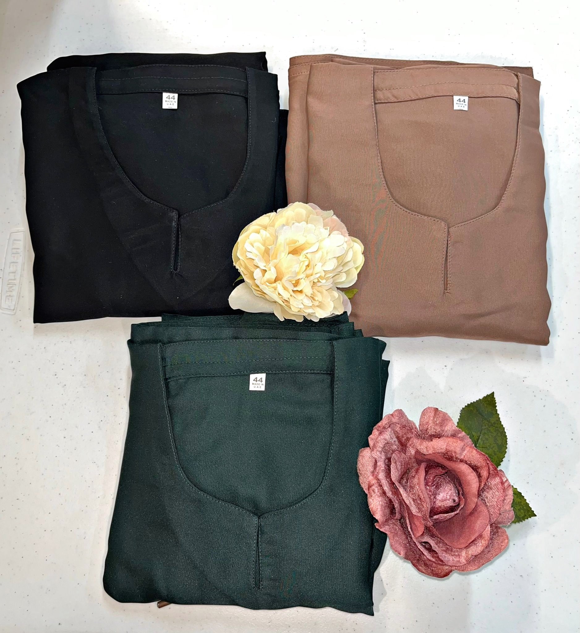 Girls Basics Nida Closed Abaya with Pockets