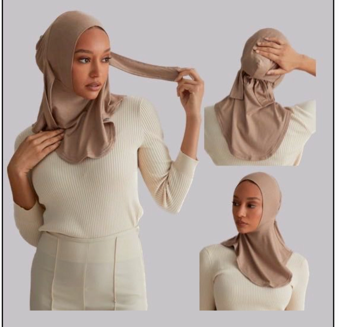 Inner Silk Underscarf Ninja Hijab Underscarf Ninja Inner Silk